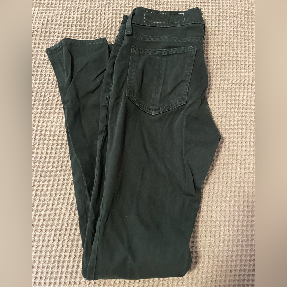 Rag & Bone Jeans X Aritzia Women’s 5 pocket skinny jeans Forest Green 27